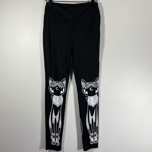 Unbranded Black Mystical Egyptian Cat‎ Leggings Women's Small